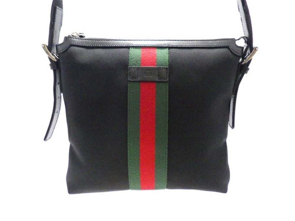 Gucci Hobo Bag Canvas Calfskin